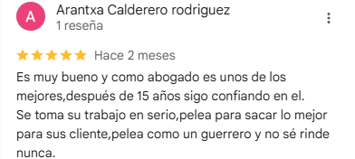 testimonio Arantxa Calderero Rodriguez